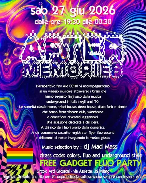🏳️‍🌈 AFTER MEMORIES fluo party 🏳️‍🌈