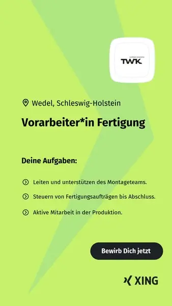 Nur wenige Klicks zum neuen Job 👉