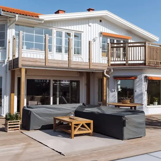 Abdeckung für Gartenmöbel Sofa