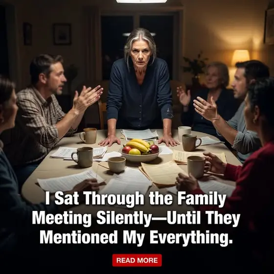 I Sat Through the Family Meeting Silently—Until They Mentioned My Money