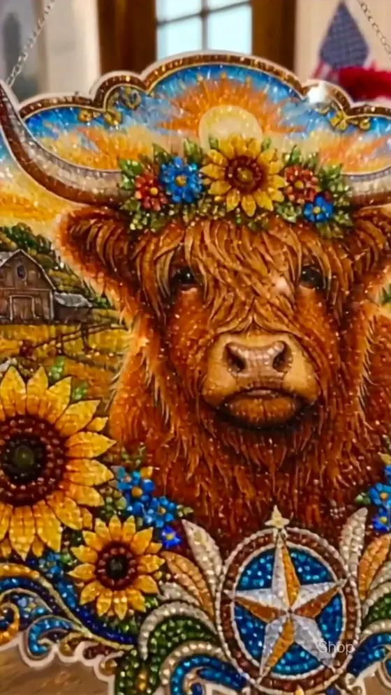 🐄 Highland Cow Diamond Art Hanging Ornament Kit
Unwind with a soothing hands-o…