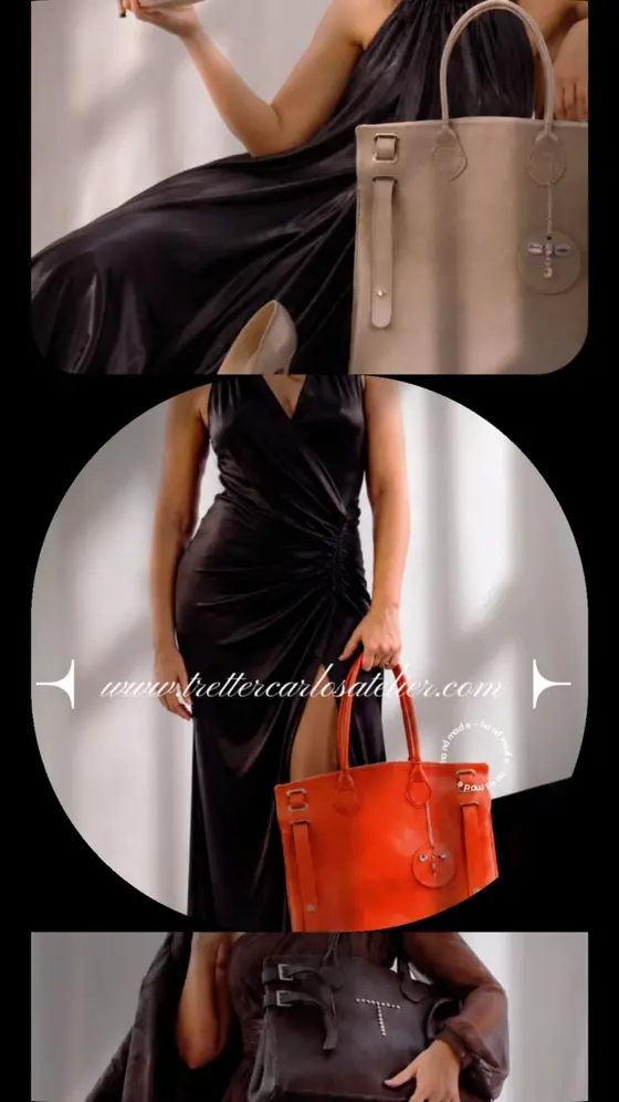 Tretter Carlos Atelier 

DE

Eine Vision nimmt Form an.
Tasche, Pumps und Mode…