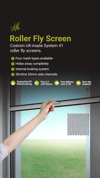 Custom fly screens. Next day dispatch.