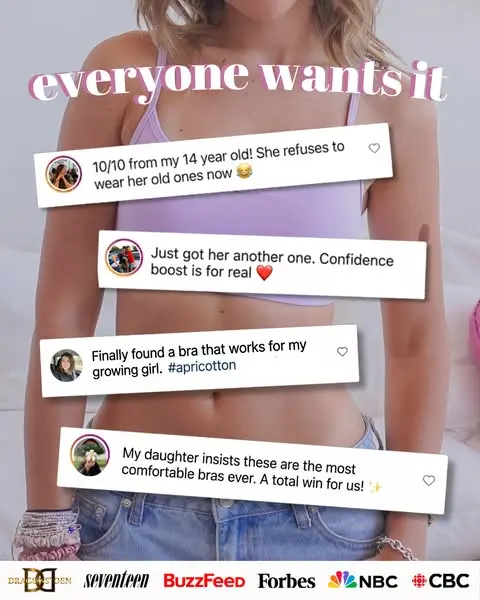 #1 Teen Bras Worldwide