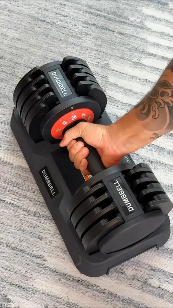 One Dumbbell. Every Weight You Need. 🏋️‍♂️⚡