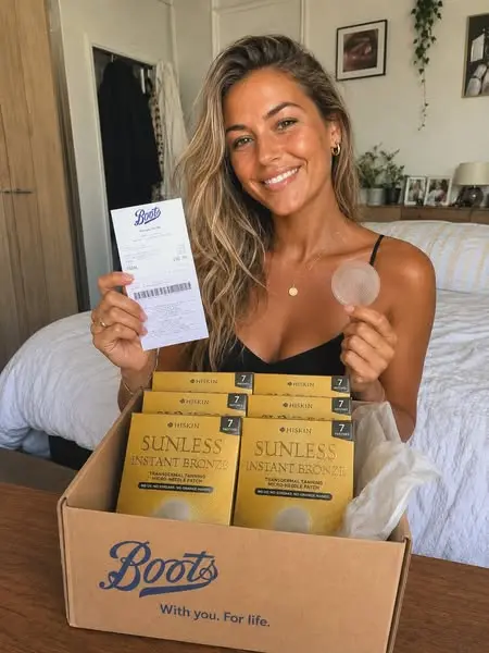 ✨ A modern sun-free tanning patch designed to support a smooth, natural-looking…