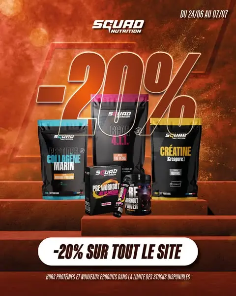💥 -20% sur tout le site
