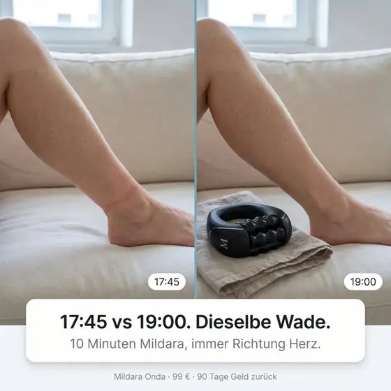 17:45 vs 19:00. Dieselbe Wade.