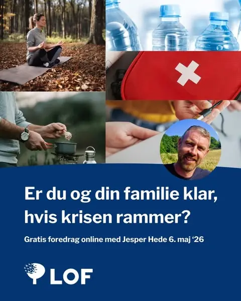 Gratis foredrag online - Er du og din familie klar, hvis krisen rammer?