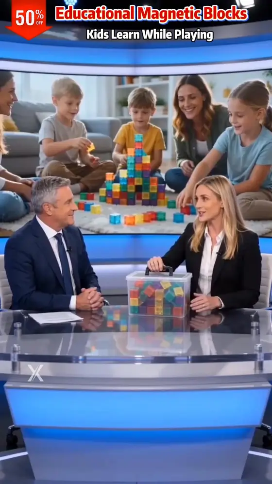 🏗️ Magnetic Building Block Set for Kids👶✨