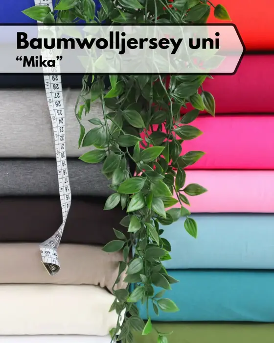 Baumwolljersey jetzt 7 €/m