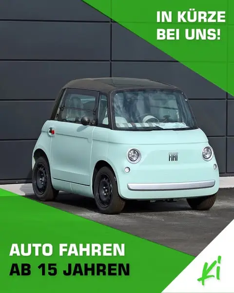 In Kürze bei uns: der Fiat Topolino! 🚗✨

Auto fahren ab 15 Jahren. Melde dich…
